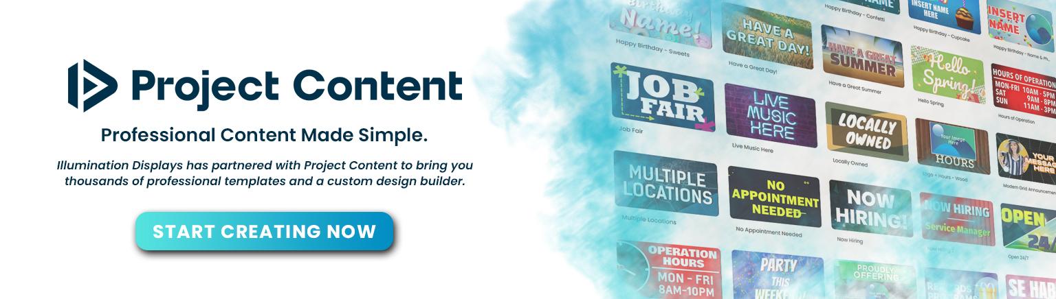 Project Content — professional content made simple